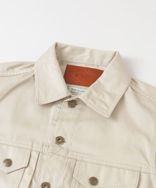 URBAN RESEARCH（アーバンリサーチ）の「FREEMANS SPORTING CLUB JP　OLD TWILL G JUM（テーラードジャケット・メンズ・OFF WHITE・2/3）」の6枚目の写真