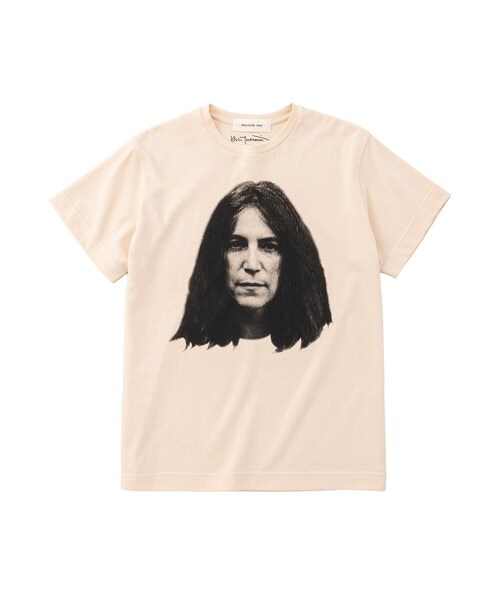 bonjour records(ボンジュールレコーズ)の「museum neu/ミュージアム・ニュー Patti Smith T-shirt(Tシャツ/カットソー・レディース・ホワイト・L/M/XL)」の4枚目の写真