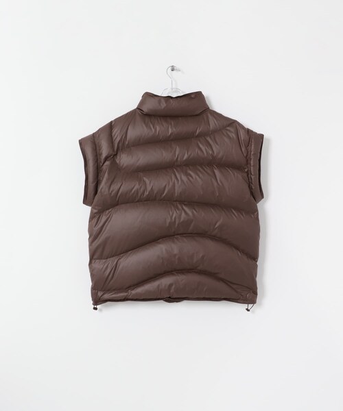 LAATO（ラート）の「short-sleeved down vest（その他アウター・レディース・チョコレート/ラクダ・FREE）」の13枚目の写真