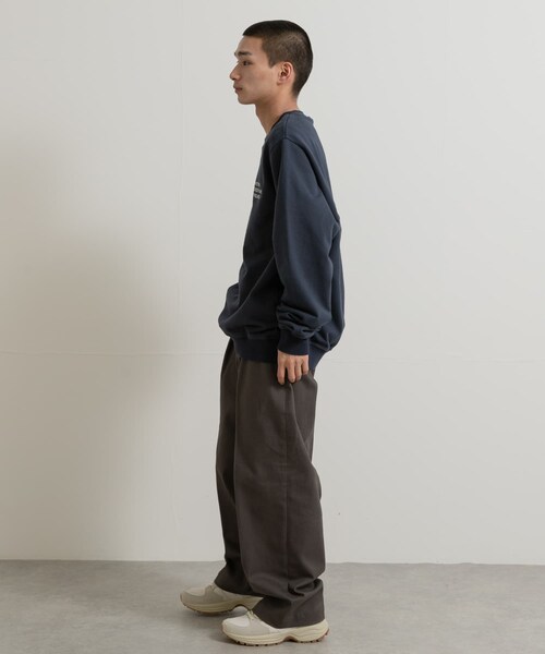 THE GOODLAND MARKET（ザグッドランドマーケット）の「Western Hydrodynamic Research　WORKER SWEAT CREW（スウェット・メンズ・15IVORY/40NAVY/01BLACK・M/XL）」の20枚目の写真