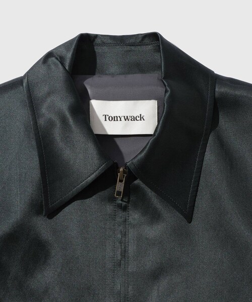 ADAM ET ROPE'（アダムエロペ）の「【TONYWACK/トニーウェック】SILK COTTON SWING JACKET（その他アウター・メンズ・グリーン/ワイン・L/M）」の6枚目の写真