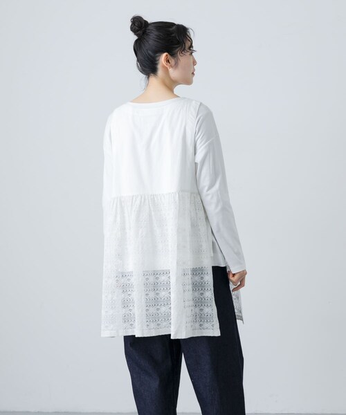 かぐれ(カグレ)の「Khadi&co. ECLIPSE(チュニック・レディース・WH・M)」の4枚目の写真
