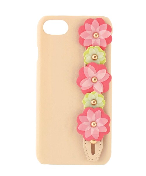dazzlin（ダズリン）の「【goods】フラワーモチーフiphone case（スマホケース/カバー・レディース・アイボリー/ミントグリーン/ピンク・F）」の2枚目の写真