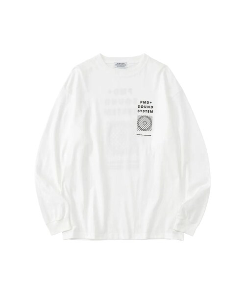 bonjour records(ボンジュールレコーズ)の「POET MEETS DUBWISE/ポエトミーツダブワイズ PMD+SOUND SYSTEM L/S T-Shirt(Tシャツ/カットソー・レディース・ブラック/ホワイト/グレー・L/M/XL)」の6枚目の写真