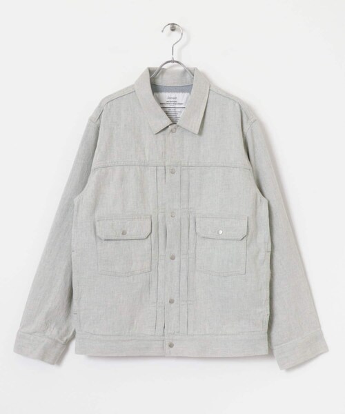 THE GOODLAND MARKET（ザグッドランドマーケット）の「Annaut　DAILY JEAN JACKET（デニムジャケット・メンズ・PASTEL IDG・S/M/L）」の10枚目の写真