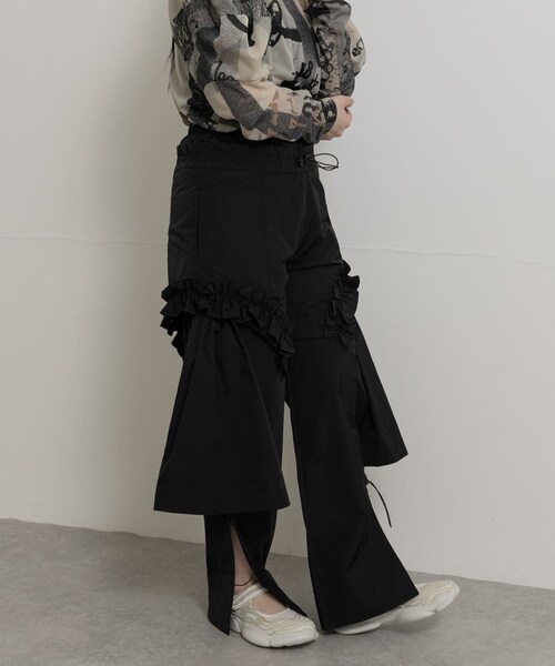 THE GOODLAND MARKET（ザグッドランドマーケット）の「old honey　57℃ pants（その他パンツ・レディース・white/black・FREE）」の14枚目の写真