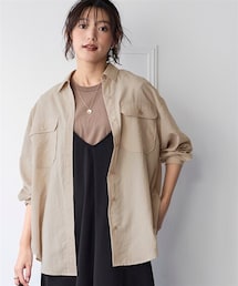 SMILE LAND | 【美極シャツ】ダブルポケットニューノーマルシャツ＜大きいサイズ有＞(シャツ/ブラウス)