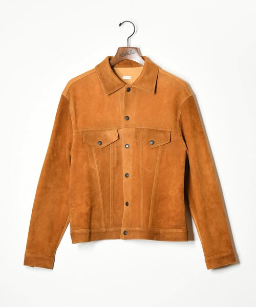 ジャケット・アウター a.presse 3rd type suede jacket 2 ADAM ET ROPE'（アダムエロペ）の「【A.PRESSE】3rd Type Suede Jacket
