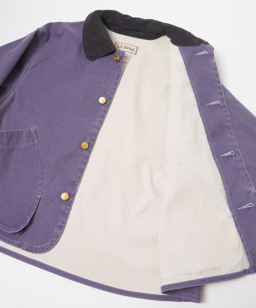 URBAN RESEARCH DOORS（アーバンリサーチドアーズ）の「L.L.Bean JAPAN EDITION　HARBOR FIELD COAT（テーラードジャケット・レディース・NATURAL/FADESADDLE/SALMON/FADEBLUE・M）」の16枚目の写真