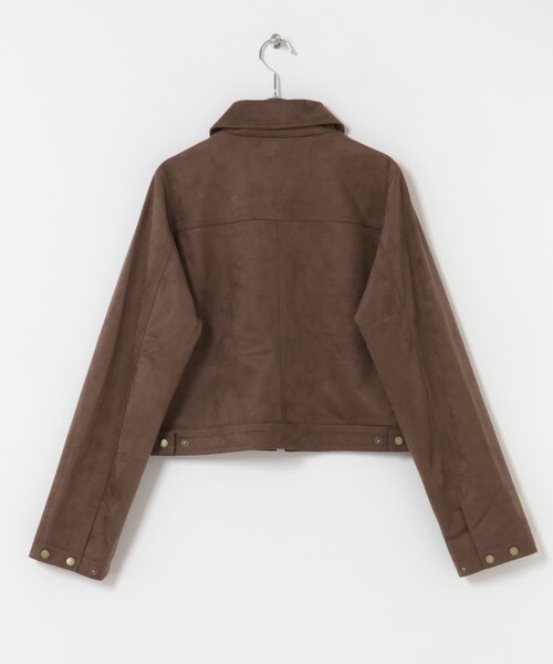 SENSE OF PLACE by URBAN RESEARCH(センスオブプレイスバイアーバンリサーチ)の「FLショートジャケット(テーラードジャケット・レディース・CAMEL/BLACK/BROWN・One)」の18枚目の写真