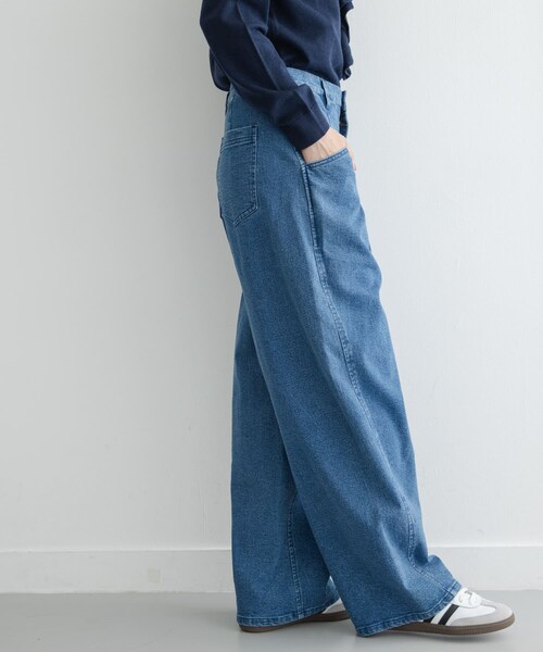 URBAN RESEARCH Sonny Label（アーバンリサーチサニーレーベル）の「カーブポケットデニムパンツ（デニムパンツ・レディース・ブラウン/インディゴ・36/38）」の19枚目の写真