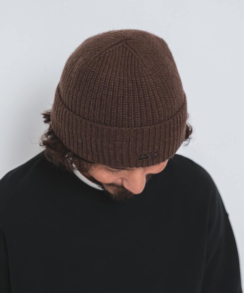 URBAN RESEARCH Sonny Label（アーバンリサーチサニーレーベル）の「OOPS　ニット帽（ニットキャップ/ビーニー・メンズ・BLACK/GRAY/BROWN・One）」の10枚目の写真