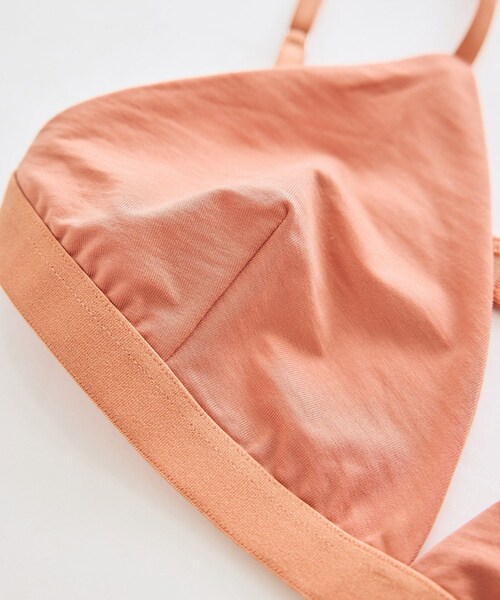 ADAM ET ROPE'(アダムエロペ)の「【J'aDoRe・一部店舗限定】【Baserange(ベースレンジ)】MISSISSIPPI BRA(ブラジャー・レディース・オレンジ系・M/S)」の8枚目の写真