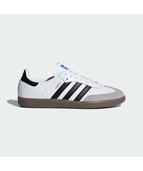 adidas（アディダス）の「サンバ OG / Samba OG（シューズ・メンズ・ホワイト/ブラック・22.0cm/22.5cm/23.0cm/23.5cm/24.0cm/24.5cm/25.0cm/25.5cm/26.0cm/26.5cm/27.0cm/27.5cm/28.0cm/28.5cm/29.0cm/29.5cm/30.0cm/30.5cm/31.0cm/31.5cm/32.0cm/32.5cm/33.0cm/33.5cm/34.5cm/35.5cm/36.5cm）」の12枚目の写真