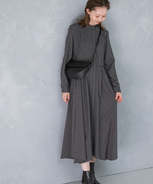 URBAN RESEARCH ROSSO（アーバンリサーチロッソ）の「『WEB限定』イレギュラーヘムワンピース（ワンピース・レディース・B/CHECK/G/STRIPE/N/STRIPE・FREE）」の18枚目の写真