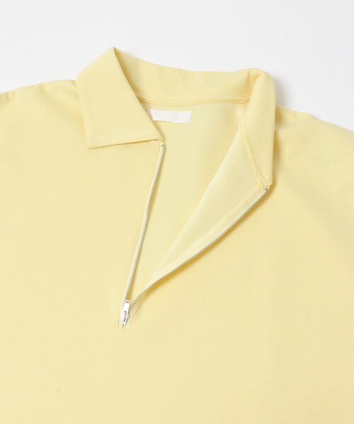SENSE OF PLACE by URBAN RESEARCH（センスオブプレイスバイアーバンリサーチ）の「ダンボールポンチハーフジップショートスリーブTシャツ（Tシャツ/カットソー・メンズ・BLACK/TOP GRAY/CHARCOAL/YELLOW・M/L）」の12枚目の写真