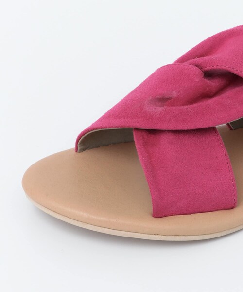 URBAN RESEARCH Sonny Label（アーバンリサーチサニーレーベル）の「フェイクスェードクロスサンダル（サンダル・レディース・ピンク/イエロー/ベージュ・22.5/23.5/24.5）」の21枚目の写真