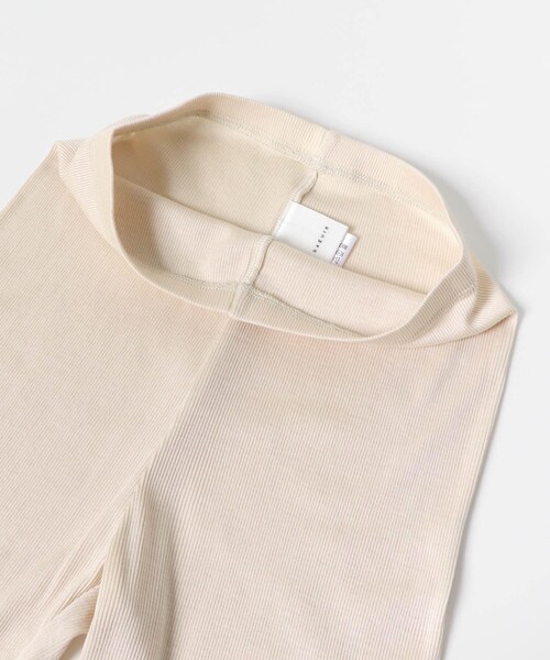 かぐれ（カグレ）の「シルクテレコショートレギンス（レギンス/スパッツ・レディース・IVORY/CHARCOAL・FREE）」の13枚目の写真