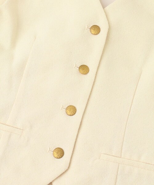 URBAN RESEARCH ROSSO（アーバンリサーチロッソ）の「ネップツイードコンパクトジレ（ベスト・レディース・NAVY/IVORY・FREE）」の9枚目の写真