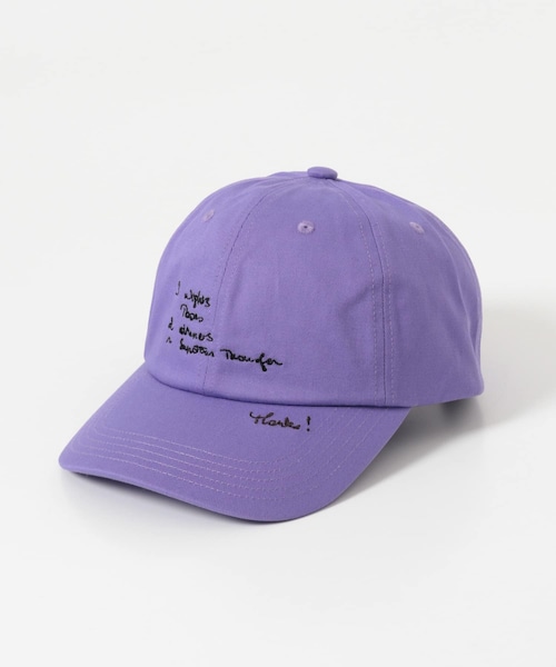 URBAN RESEARCH DOORS(アーバンリサーチドアーズ)の「LY LETTER CAP(キャップ・レディース・OATMEAL/PURPLE/BORDEAUX・Free)」の2枚目の写真