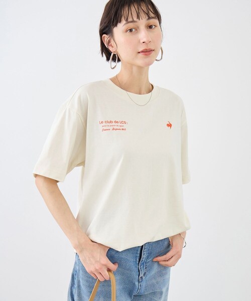 ROPE' PICNIC(ロペピクニック)の「【le coq sportif/ルコックスポルティフ】バックプリント半袖Tシャツ(Tシャツ/カットソー・レディース・ブラック/ホワイト/イエロー・M)」の14枚目の写真