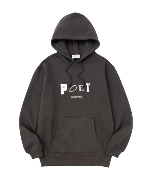 bonjour records(ボンジュールレコーズ)の「POET MEETS DUBWISE/ポエトミーツダブワイズ POET Hoodie(パーカー・レディース・ブラック/グレー/オリーブ・L/M/XL)」の6枚目の写真