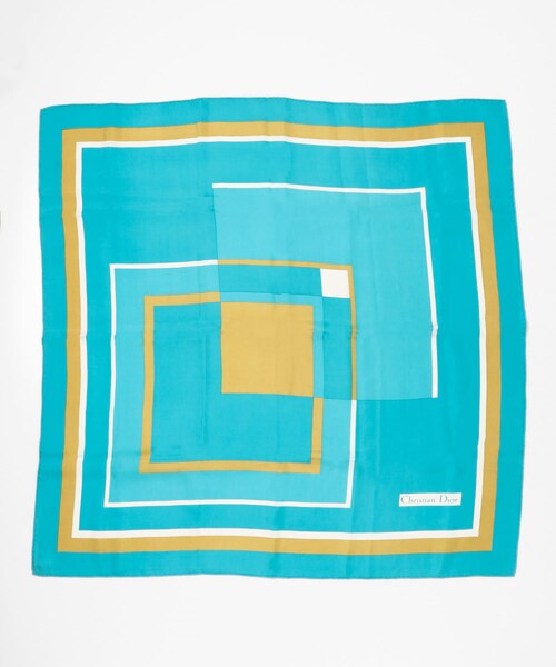 URBAN RESEARCH ROSSO（アーバンリサーチロッソ）の「VINTAGE　DIORスカーフ（バンダナ/スカーフ・レディース・BLUE・-）」の2枚目の写真