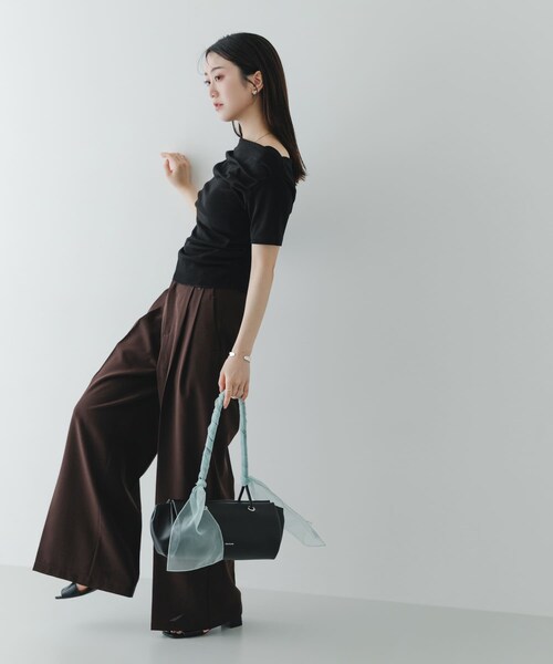 RODE SKO（ロデスコ）の「ADD CULUMN　PAGE BOSTON（ショルダーバッグ・レディース・RED/BLACK・-）」の9枚目の写真