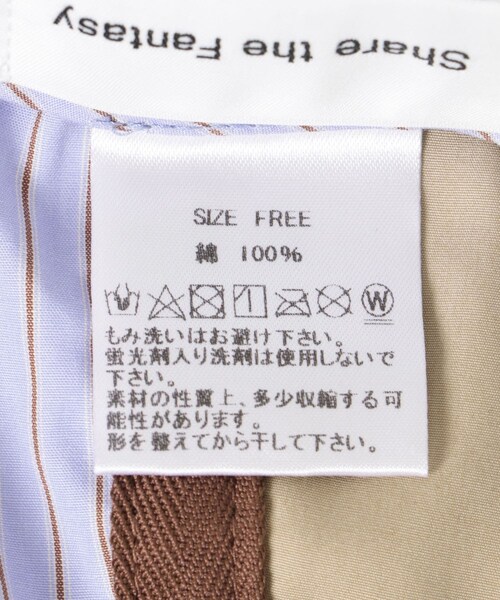 URBAN RESEARCH（アーバンリサーチ）の「Share the Fantasy　6 panel long brim cap（キャップ・メンズ・SAX×BROWN・FREE）」の11枚目の写真