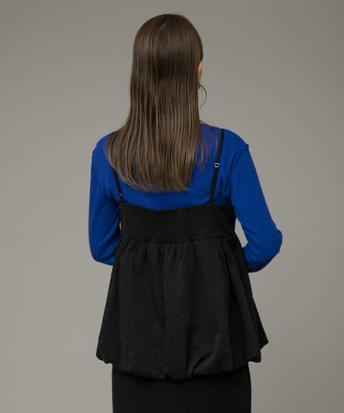 URBAN RESEARCH Sonny Label（アーバンリサーチサニーレーベル）の「バルーンキャミビスチェブラウス（その他トップス・レディース・グレージュ/ブラック/チャコール・FREE）」の8枚目の写真