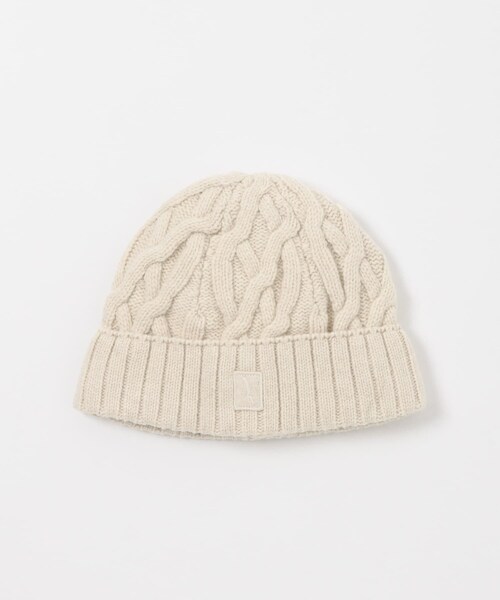 THE GOODLAND MARKET（ザグッドランドマーケット）の「AIGLE　ケーブルニットビーニー（ニットキャップ/ビーニー・レディース・SABLE/EMPIRE/POPPY・one）」の4枚目の写真