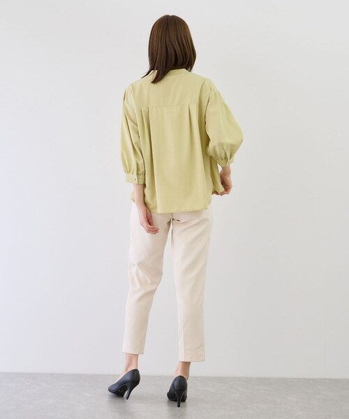Jayro（ジャイロ）の「タンブラーブッチャーブラウス（シャツ/ブラウス・レディース・チャコール/ライトグレー/ベージュ/キミドリ/ネイビー/ピンク・M）」の20枚目の写真