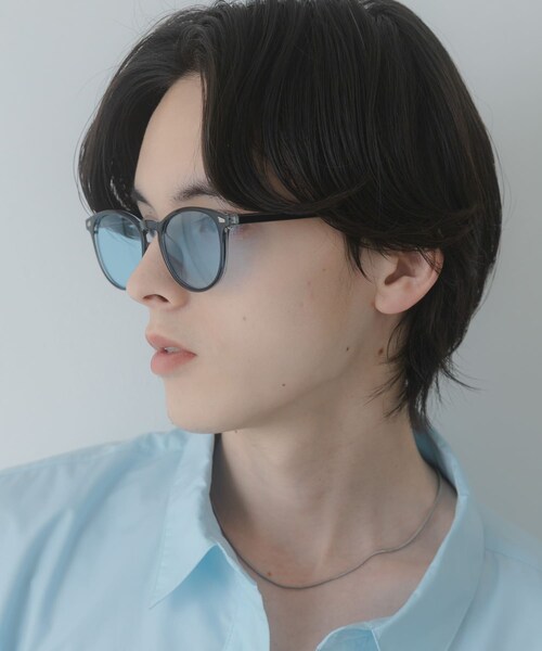 SENSE OF PLACE by URBAN RESEARCH（センスオブプレイスバイアーバンリサーチ）の「ボスリントンサングラス（メガネ・メンズ・BLACK/GRAY/BLUE・One）」の3枚目の写真