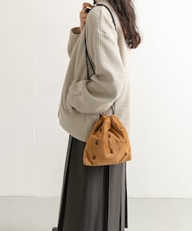 URBAN RESEARCH DOORS(アーバンリサーチドアーズ)の「『別注』beej×DOORS 刺繍巾着バッグ(ショルダーバッグ・レディース)」