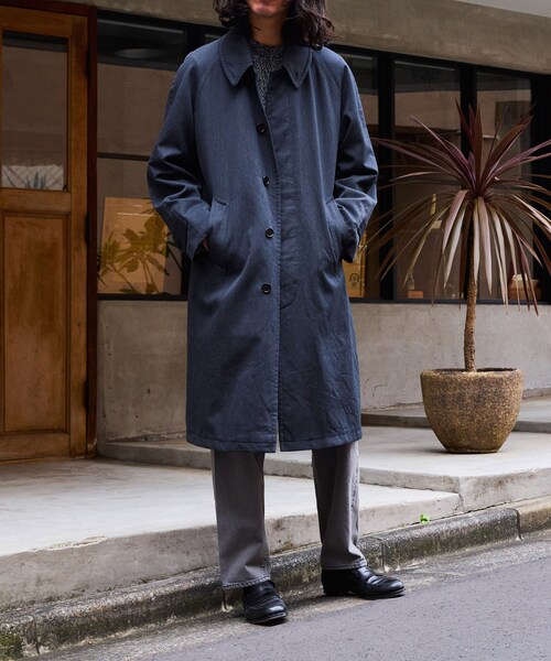 ADAM ET ROPE'（アダムエロペ）の「【AMC】Stefan（ステンカラーコート・メンズ・グレー・44/46/48）」の7枚目の写真