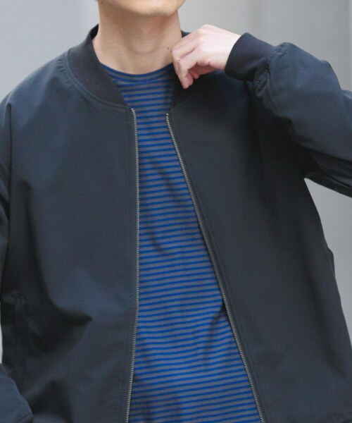 ITEMS URBANRESEARCH(アイテムズ アーバンリサーチ)の「TRストレッチ ジップアップブルゾン(ブルゾン・メンズ・BLK/GRY/BEG・M/L)」の5枚目の写真