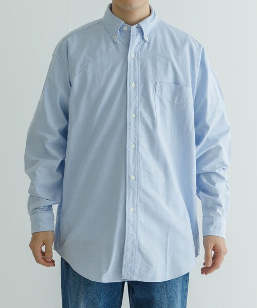URBAN RESEARCH(アーバンリサーチ)の「FREEMANS SPORTING CLUB CHRYSTIE SHIRTS(シャツ/ブラウス・メンズ・50ブルー/1ホワイト/52サックス/120Wレッド/150Wブルー・S/M/L)」の11枚目の写真