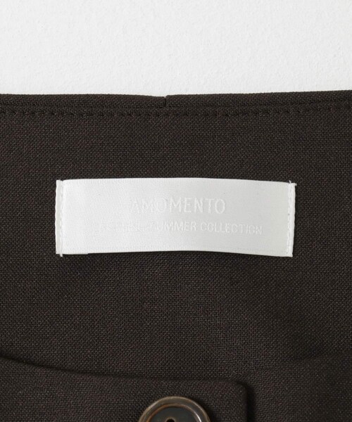 URBAN RESEARCH（アーバンリサーチ）の「AMOMENTO　OVERSIZED BUTTON UP VEST（ベスト・レディース・BLACK/DARK BROWN・0）」の16枚目の写真