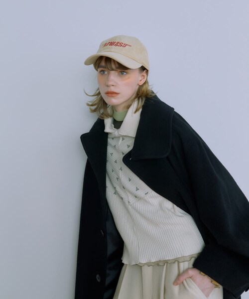 THE GOODLAND MARKET（ザグッドランドマーケット）の「77circa　v shape cutback rib top（ニット/セーター・レディース・PURPLE1/PURPLE2/PURPLE3・one）」の5枚目の写真