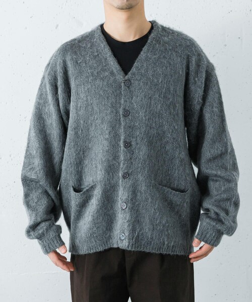 URBAN RESEARCH(アーバンリサーチ)の「TOWNCRAFT SOLID SHAGGY CARDIGAN(カーディガン/ボレロ・メンズ・PINK/NAVY/H GRAY/CHARCOAL・M/L)」の7枚目の写真