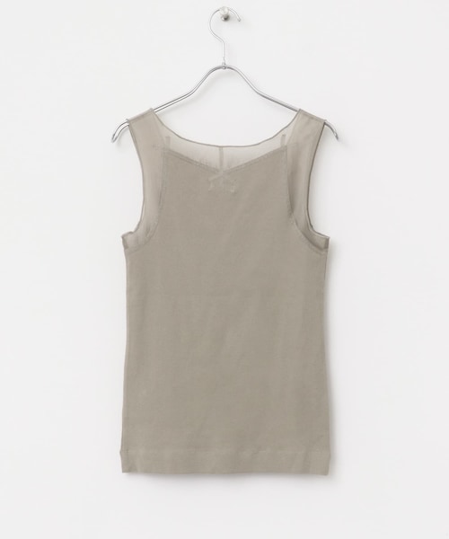 ITEMS URBANRESEARCH（アイテムズ アーバンリサーチ）の「フハクキリカエタンクトップ（タンクトップ・レディース・WHT/BLK/L.BEG・FREE）」の10枚目の写真