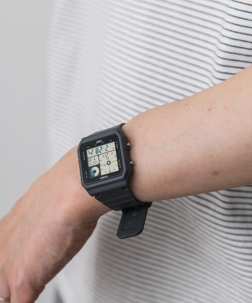 URBAN RESEARCH DOORS（アーバンリサーチドアーズ）の「CASIO　LF-20W（アナログ腕時計・メンズ・BLACK/CHARCOAL/ECRU・FREE）」の7枚目の写真