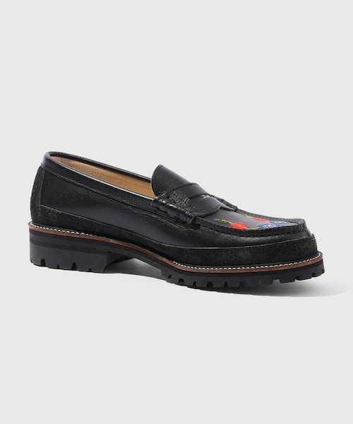 ADAM ET ROPE'（アダムエロペ）の「【KYOU for ADAM ET ROPE】SKOOL Type.2 Exclusive Embroidered Coin Loafers by HARUTA（ローファー・メンズ・ブラック・24.5/25.0/25.5/26.0/26.5/27.0）」の10枚目の写真