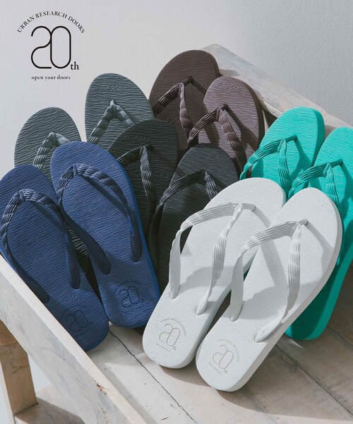 URBAN RESEARCH DOORS（アーバンリサーチドアーズ）の「『別注』BEACH WALK×DOORS　20th ビーチサンダル（サンダル・メンズ・White/Black/Gray/Mint/Brown/Navy Blue・25/26/27/28）」の8枚目の写真