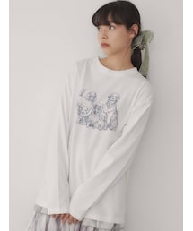 merry jenny | dog longtee(Tシャツ/カットソー)