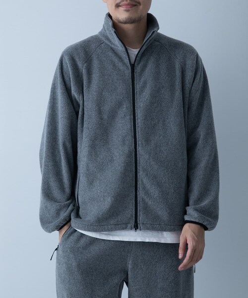 URBAN RESEARCH（アーバンリサーチ）の「ES.1　Fleece Jacket（ブルゾン・メンズ・gray/black・M/L/XL）」の8枚目の写真