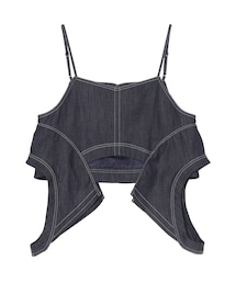 UN3D. | HOLE DETAIL CAMISOLE【セットアップ着用可能】(キャミソール)