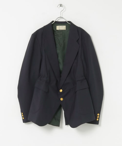 THE GOODLAND MARKET（ザグッドランドマーケット）の「77circa　make v shape navy blazer jacket（テーラードジャケット・レディース・navy1/navy2/navy3/navy4・one）」の4枚目の写真