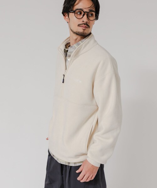 URBAN RESEARCH（アーバンリサーチ）の「『別注』THOUSAND MILE×URBAN RESEARCH　ニットフリースハーフジッププルオーバー（その他トップス・メンズ・BLACK/CHARCOAL/NAVY/OFF・M/L）」の9枚目の写真