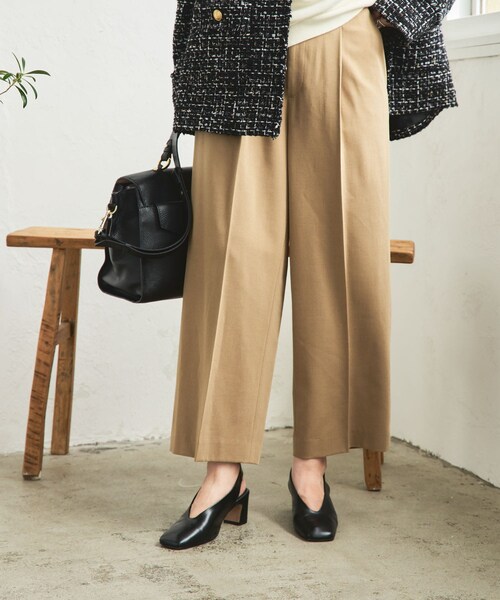 URBAN RESEARCH（アーバンリサーチ）の「『別注』『MADE IN JAPAN』 MILLIWM×URBAN RESEARCH　ヒールパンプス（パンプス・レディース・SILVER/BLACK/KHAKI・36/37/38）」の5枚目の写真